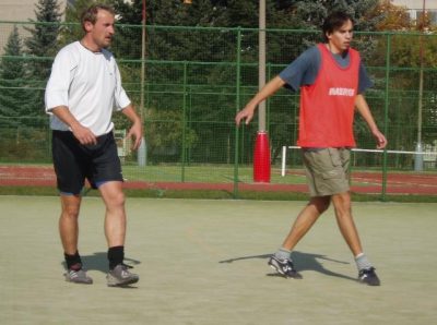 Jirka Nový dokáže svým pohybem zmást každého soupeře (říjen 2005)